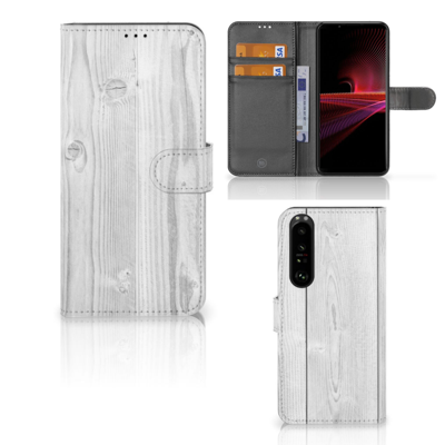 Sony Xperia 1 III | Book Style Case | White Wood Sony Xperia 1 III | Book Style Case | White Wood