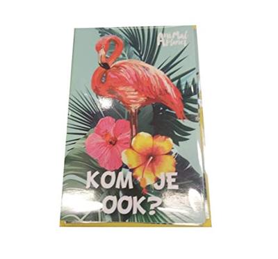 Uitnodigingen Animal Planet Flamingo, 6st. Uitnodigingen Animal Planet Flamingo, 6st.