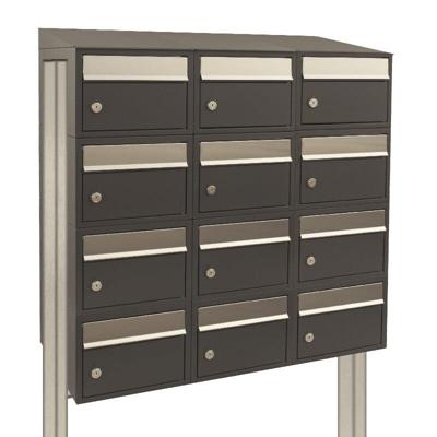 Stoer! Brickset 3-Breed, 4-Hoog Met Dak Op Statief Antraciet - 40215065_3x4ds