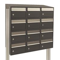 Stoer! Brickset 3-Breed, 4-Hoog Met Dak Op Statief Antraciet - 40215065_3x4ds - thumbnail