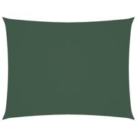 VidaXL Zonnescherm rechthoekig 2,5x4 m oxford stof donkergroen - thumbnail