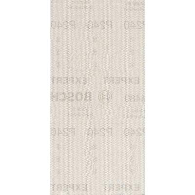 Bosch Accessories EXPERT M480 2608900749 Schuurnet voor vlakschuurmachine Ongeperforeerd Korrelgrootte (num) 240 (l x b) 186 mm x 93 mm 10 stuk(s)