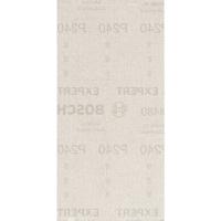 Bosch Accessories EXPERT M480 2608900749 Schuurnet voor vlakschuurmachine Ongeperforeerd Korrelgrootte (num) 240 (l x b) 186 mm x 93 mm 10 stuk(s) - thumbnail