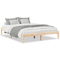 Bedframe extra lang zonder matras massief grenenhout 140x220 cm - thumbnail