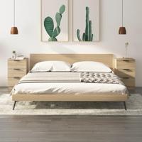 Nachtkastjes 2 st 40x36x65 cm sonoma eikenkleurig - thumbnail