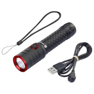 TOOLCRAFT Zaklamp werkt op Li-ion oplaadbare batterij Met stroboscoopfunctie 1000 lm 5.5 h 155 g TOOLCRAFT Zaklamp werkt op Li-ion oplaadbare batterij Met stroboscoopfunctie 1000 lm 5.5 h 155 g