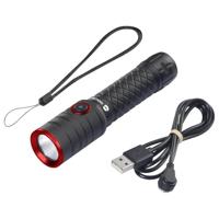 TOOLCRAFT Zaklamp werkt op Li-ion oplaadbare batterij Met stroboscoopfunctie 1000 lm 5.5 h 155 g - thumbnail