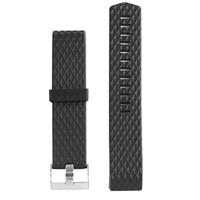 Fitbit Charge 2 siliconen bandje - Maat: Small - Zwart - thumbnail