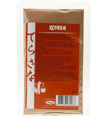 Kohren lotuswortelpoeder 50 Gram