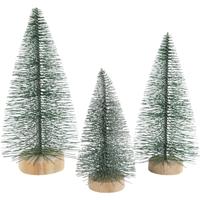 Creativ Company Https://www.cchobby.nl/kerstbomen-h-10-13-14-cm-3-stuk-1-doos - thumbnail