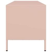 Tv-meubel 135x39x43,5 cm koudgewalst staal roze - thumbnail