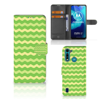 Motorola G8 Power Lite | Telefoon Hoesje | Waves Green