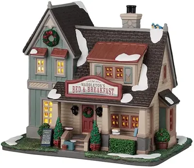 Waddleton's Bed & Breakfast 18x24x23 cm Kerstdorp LEMAX - Lemax Waddleton's Bed & Breakfast 18x24x23 cm Kerstdorp LEMAX - Lemax