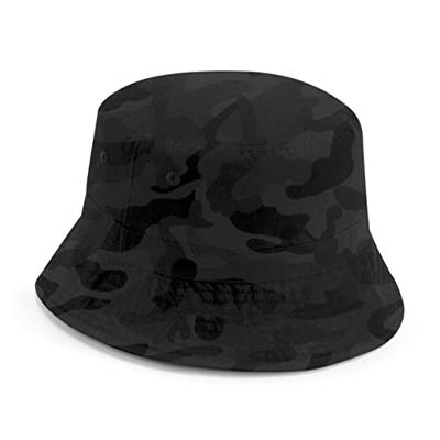 Beechfield CB84R Recycled Polyester Bucket Hat - Midnight Camo - L/XL