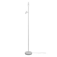 Grote witte vloerlamp met LED lichtbronnen schakelaar en Moodmaker Nordlux Omari 141 cm - thumbnail
