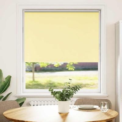 Rolgordijn verduisterend 105x150 cm stofbreedte 100,7 cm geel