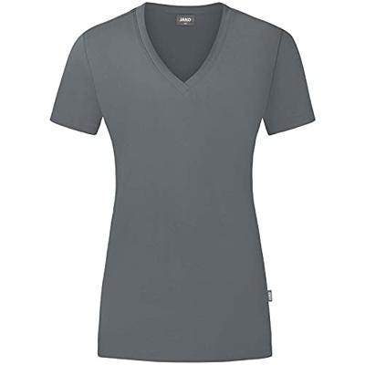 JAKO C6120D T-Shirt Organic Dames - Steengrijs - 46