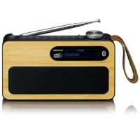 Draagbare DAB+/ FM-radio met Bluetooth® Bamboo Zwart - thumbnail
