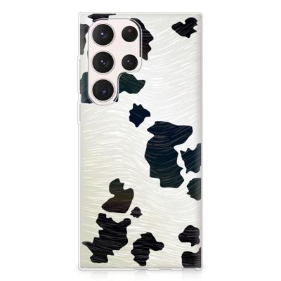 Samsung Galaxy S23 Ultra | TPU Hoesje | Koeienvlekken Samsung Galaxy S23 Ultra | TPU Hoesje | Koeienvlekken