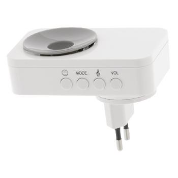 Witte draadloze deurbel met 36 melodieën, 150m bereik en 85dB...