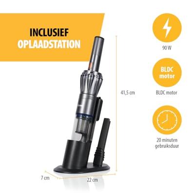 Tristar KR-3160 Kruimelzuiger met Docking Station Zwart