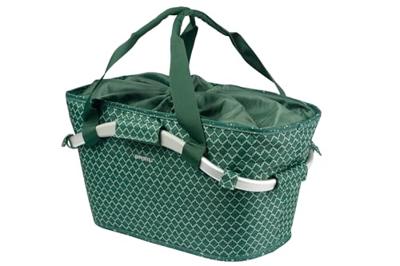 BASIL Fietsmand flair carry all achtermand met mik bevestiging 38 x 21 x 27 cm - groen