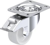 Blickle L-PO 75G-FI Zwenkwiel met rem Wieldiameter: 75 mm Draagvermogen (max.): 200 kg 1 stuk(s) - thumbnail