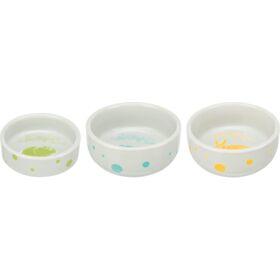 TRIXIE VOERBAK / WATERBAK KERAMIEK SPOTLIGHT CAVIA ASSORTI 11 CM TRIXIE VOERBAK / WATERBAK KERAMIEK SPOTLIGHT CAVIA ASSORTI 11 CM