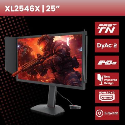 BenQ ZOWIE XL2546X eSports Gaming Monitor (24 inch, 240Hz, Fast TN, DyAc 2, 1080p, Limited Edition)
