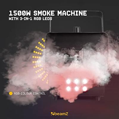 BeamZ Rage 1500LED rookmachine met RGB licht & draadloze afstandsbediening BeamZ Rage 1500LED rookmachine met RGB licht & draadloze afstandsbediening