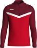JAKO 8624K Ziptop Iconic Kids - Rood/Wijnrood - 164