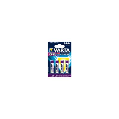 Batterij varta ultra lithium 4x aaa