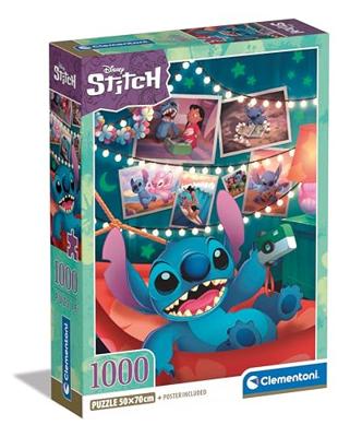 Clementoni Disney Stitch compacte puzzel fotoslinger - 1000 puzzelstukjes