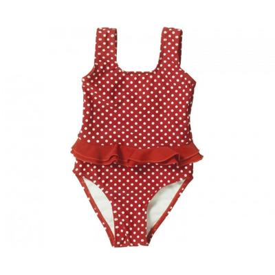 Playshoes badpak Stippen Rood Wit-134-140