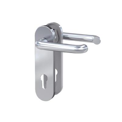 Basi 7304-0328 Set deurklink met kortschild