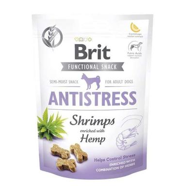 BRIT Care Functional Snack Antistress Shrimps - traktatie voor hond - 150g