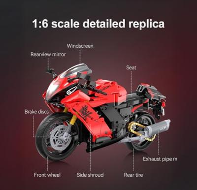 CADA Suzuki Hayabusa Sportmotor 1:6 - onderdelen 1043