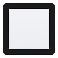 Eglo Vierkante inbouwspot Fueva 5 10,5w - 4000K 16cm zwart 99188 - thumbnail