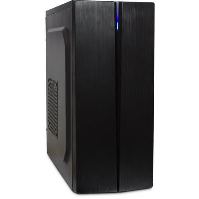 Inter-Tech B-48 Midi-tower PC-behuizing Zwart Met ventilatiesleuven