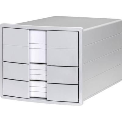 HAN HA-1017-11 Ladenkast Impuls L.grijs 3 Gesloten Laden, Met Inzet