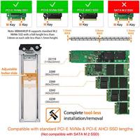 Icy Dock MB840M2P-B interfacekaart/-adapter Intern M.2 - thumbnail