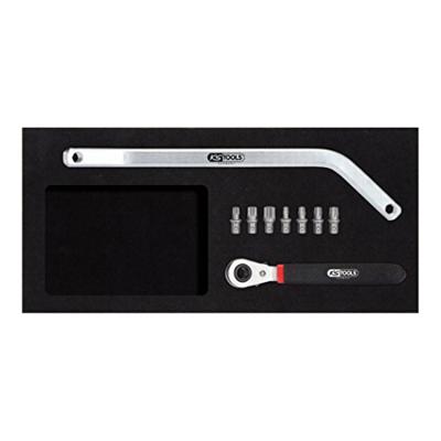 KS Tools 1402180 Deurscharnier- en spoordopsleutelset, 9-delig