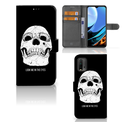 Telefoonhoesje met Naam Xiaomi Redmi 9T | Poco M3 Skull Eyes Telefoonhoesje met Naam Xiaomi Redmi 9T | Poco M3 Skull Eyes