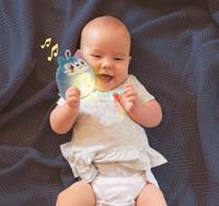 Clementoni baby twinkle winkle kleine wolf blauw knuffel nachtlamp - thumbnail