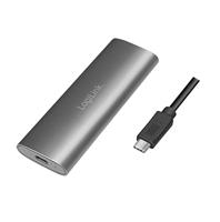 LogiLink UA0389 M.2 SSD-behuizing USB-C 3.2 Gen 2 10 GBit/s M.2 PCIe NVMe, M.2 SATA 2230, 2242, 2260, 2280 UA0389 - thumbnail