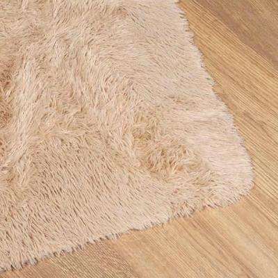 Hoogpolig vloerkleed NAVARRA 240x240 cm polyester beige Hoogpolig vloerkleed NAVARRA 240x240 cm polyester beige