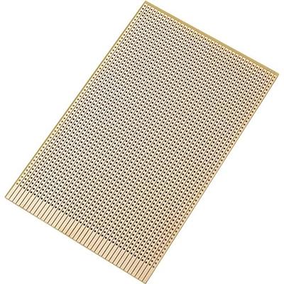 TRU COMPONENTS SU527637 Printplaat Hardpapier (l x b) 160 mm x 100 mm 35 µm Rastermaat 2.54 mm Inhoud 1 stuk(s)