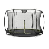 EXIT Silhouette inground trampoline ø244cm met veiligheidsnet - zwart - thumbnail