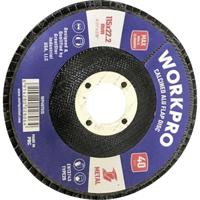 WorkPro WP407515 Lamellenschuurschijf Diameter 115 mm Boordiameter 22.2 mm 10 stuk(s) - thumbnail