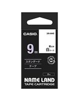 Casio XR-9WE1 Labeltape Tapekleur: Wit Tekstkleur: Zwart 9 mm 8 m - thumbnail